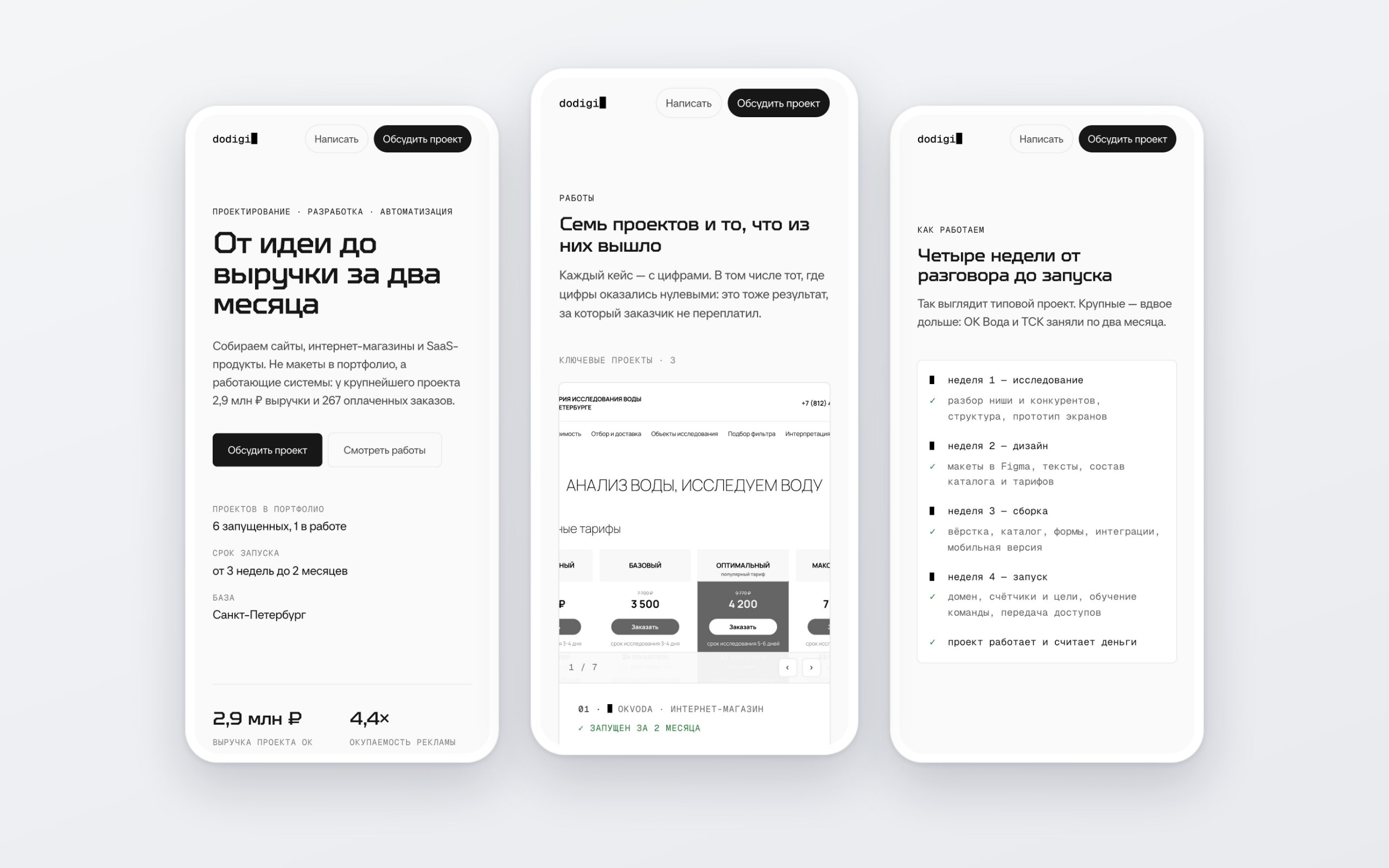 DoDigi — Мобильная версия